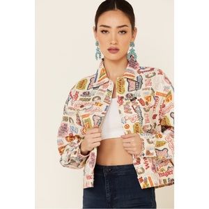 NWT Wrangler Western Utility Jacket in Cowgirl Heaven
